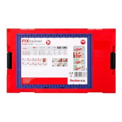 Fischer fixtainer duopower+schroef (nv) 1 st - 536162 Fischer fixtainer duopower+schroef (nv) 1 st - 536162