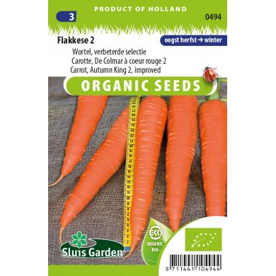 Wortel Flakkese 2 verbeterde selectie BIO zaden