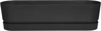 Elho Bak greenville trough long 70cm Zwart - thumbnail