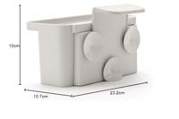 Brabantia sinkside gootsteen organiser light grey - thumbnail