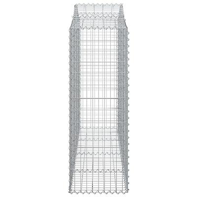 Schanskorven 40 st gewelfd 200x50x140/160 cm ijzer