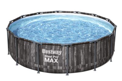 Bestway Zwembadset Steel Pro MAX rond 427x107 cm