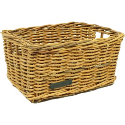 Rieten Fietsmand Naturel Maat Medium