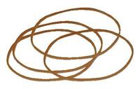 Elastiek standard 22 100x1.5mm 1kg 2660st bruin - thumbnail