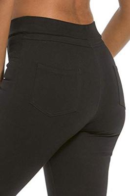 Magic Loungewear legging - Jegging - Strakke dames legging zwart - Jeansstof - Katoenen kruisje - XL | Dames slip - Onderbroek - Ondergoed - XL - -