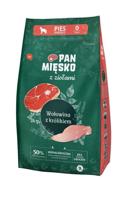 PAN MIĘSKO with herbs Beef with rabbit M - droog hondenvoer - 9kg - thumbnail