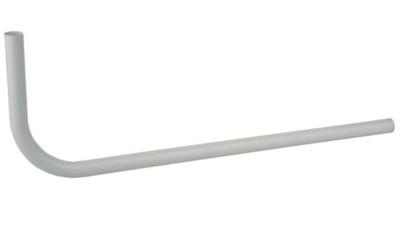 Kirchhoff Spoelbuis 90° recht, wit, 700 x 250 mm - 98818240