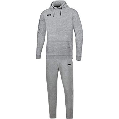 JAKO M9465 Joggingpak Base Met Hoody - Steengrijs - 3XL JAKO M9465 Joggingpak Base Met Hoody - Steengrijs - 3XL