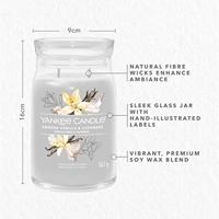 Yankee Candle Smoked vanilla & cashmere signature large jar - thumbnail