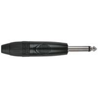 DAP 6.3mm Jackplug X-Type Mono zwart - thumbnail