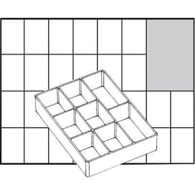 raaco Inzetstuk voor assortimentskoffer (l x b x h) 109 x 79 x 24 mm Aantal vakken: 8 Inhoud 1 stuk(s) raaco Inzetstuk voor assortimentskoffer (l x b x h) 109 x 79 x 24 mm Aantal vakken: 8 Inhoud 1 stuk(s)
