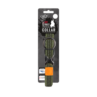 AFP Off Street - Dog Collar Olijfgroen L