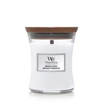 Woodwick Magnolia Birch Medium Hourglass Candle 0 - thumbnail
