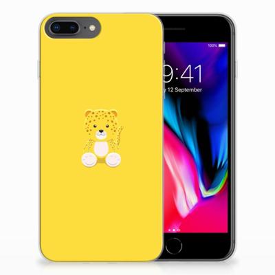 Apple iPhone 7 Plus | 8 Plus Telefoonhoesje met Naam Baby Leopard Apple iPhone 7 Plus | 8 Plus Telefoonhoesje met Naam Baby Leopard