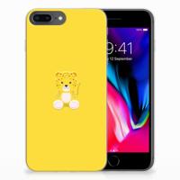 Apple iPhone 7 Plus | 8 Plus Telefoonhoesje met Naam Baby Leopard - thumbnail