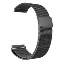 By Qubix - Milanese bandje - Zwart - Compatible met Garmin Lily 2 - Compatible Garmin bandje - thumbnail