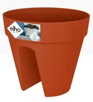 Elho pot loft urban flower bridge D30cm - brique - thumbnail