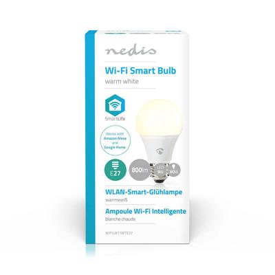 Wi-Fi smart LED-lamp | Warm White | E27 Wi-Fi smart LED-lamp | Warm White | E27