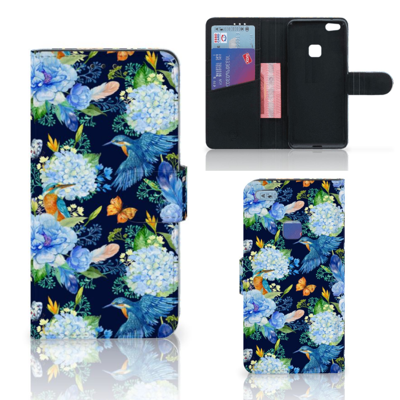 Telefoonhoesje | Met pasjeshouder | voor Huawei P10 Lite IJsvogel