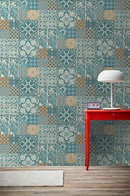 Livingwalls Metropolitan Stories blauw behang | 369233