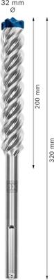 Bosch Accessories EXPERT SDS max-8X 2608900254 Hamerboor 1 stuks 32.00 mm Gezamenlijke lengte 320 mm SDS-Max 1 stuk(s)