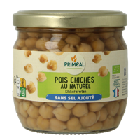 Primeal Kikkererwten zonder toegevoegd zout bio 330 Gram - thumbnail