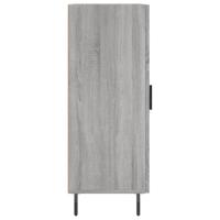 Dressoir 34,5x34x90 cm bewerkt hout grijs sonoma eikenkleurig - thumbnail