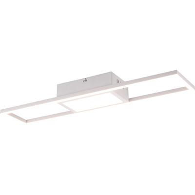 LED Plafondlamp 22W - Dimbaar met Afstandsbediening - Mat Wit Aluminium