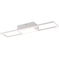 LED Plafondlamp 22W - Dimbaar met Afstandsbediening - Mat Wit Aluminium - thumbnail