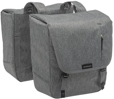 New looxs nova double - dubbele fietstas, grijs