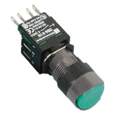 Schneider Electric XB6AE3B1B XB6AE3B1B Verlichte druktoets 250 V 3 A Moment (l x b x h) 57 x 18 x 18 mm IP65 1 stuk(s)