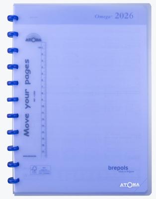 Atoma agenda, ft A4, wit papier, 128 pagina's, 1 week op 2 pagina's, 2026 Atoma agenda, ft A4, wit papier, 128 pagina's, 1 week op 2 pagina's, 2026