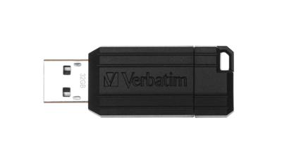 Verbatim Pin Stripe USB-stick 32 GB Zwart 49064 USB-A 2.0