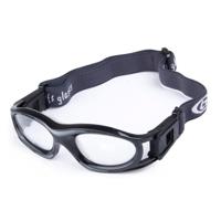 0860-01 beschermende sport bril basketbal veiligheidsbril voor kinderen met verstelbare Strap(Black) - thumbnail