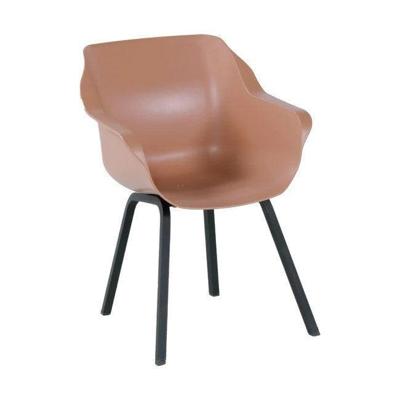 Hartman Tuinstoel 'Sophie' met armleuning, kleur Roze