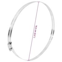 VidaXL Slangklemmen 6 stuks 91-165 mm roestvrij staal 304 - thumbnail