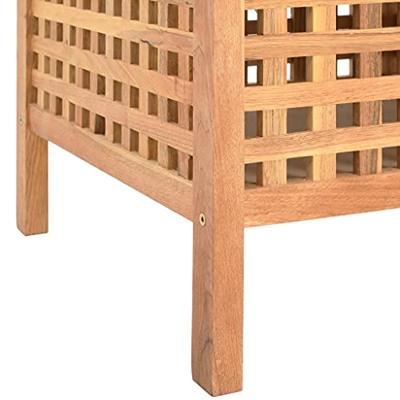 Opbergbankje 93x49x49 cm massief walnotenhout