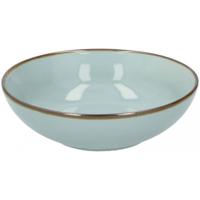 Diversen Soepkom 18x5,5 cm keramiek mintblauw - thumbnail