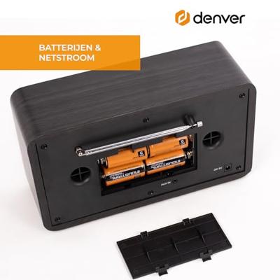 Denver DAB-18 Keukenradio VHF (FM), DAB+ Bluetooth Wekfunctie Donkergrijs Denver DAB-18 Keukenradio VHF (FM), DAB+ Bluetooth Wekfunctie Donkergrijs