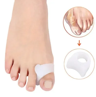 GO Medical Teenspreider met Ring Teenbrace - M - Universeel - Wit - Per stuk GO Medical Teenspreider met Ring Teenbrace - M - Universeel - Wit - Per stuk