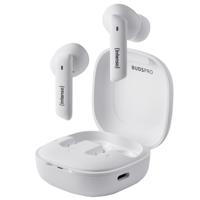 Intenso Buds Pro TWS True Wireless koptelefoon T512HAE met hybride ANC, ENC, Bluetooth en tot 35 uur muziekweergave, wit - thumbnail