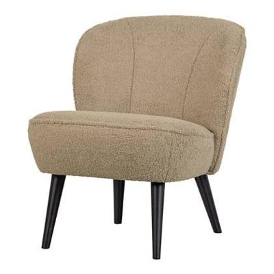 WOOOD Fauteuil 'Sara' Teddy, kleur Sand