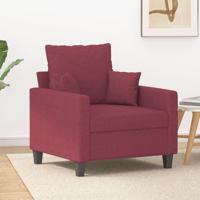 Fauteuil 60 cm stof wijnrood - thumbnail