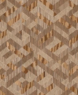 Noordwand Behang rieten geometrische vormen - 35790