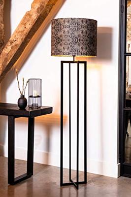 Light & Living Vloerlamp 'Mace' kleur Mat Zwart - thumbnail