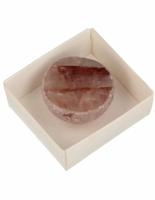 Rode Healer Ema Egg Gepolijst Half Ruw Lemurisch Bergkristal Variant - thumbnail