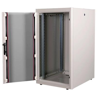 ROLINE 19-inch netwerkkast Basic 22 U, 600x800 BxD Glazen deur grijs ROLINE 19-inch netwerkkast Basic 22 U, 600x800 BxD Glazen deur grijs
