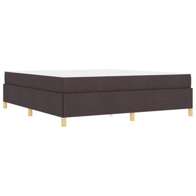 Boxspring bed Anders Donkerbruin en Wit 180 x 200 cm Stof