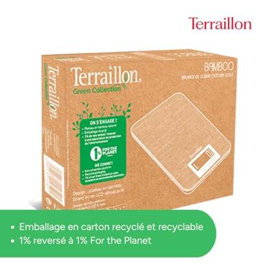Elektronische keukenweegschaal - TERRAILLON - BAMBOE - Capaciteit 3 Kg - Bamboeblad Elektronische keukenweegschaal - TERRAILLON - BAMBOE - Capaciteit 3 Kg - Bamboeblad