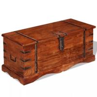 Opbergkist massief hout - thumbnail